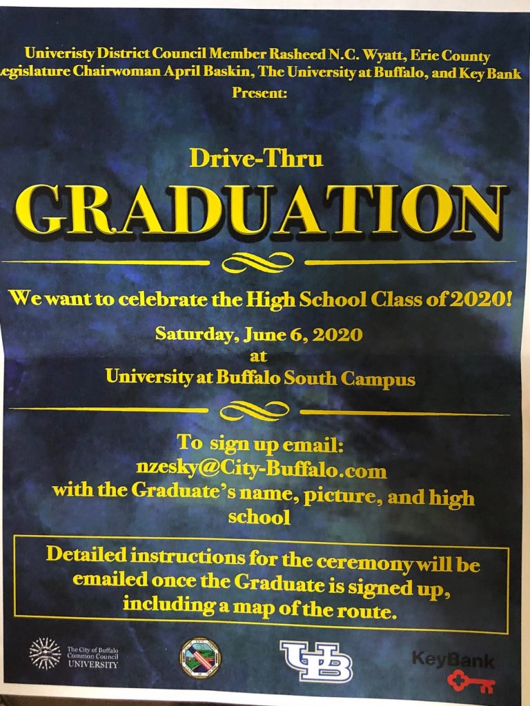 Drive Thru UB Graduation University Heights Collaborative